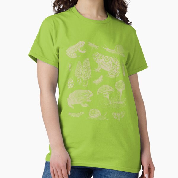 Item preview, Goblincore Vintage Biology: Nature Lover's Collection of Frog, Mushroom, Snail, and Moth Insects for Science and Natural History Fan designed and sold by MinistryOfFrogs.