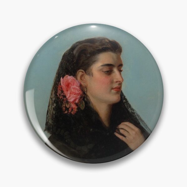 Item preview, A Solemn Beauty (19th century) - John Bagnold Burgess designed and sold by SALON DES ARTS.