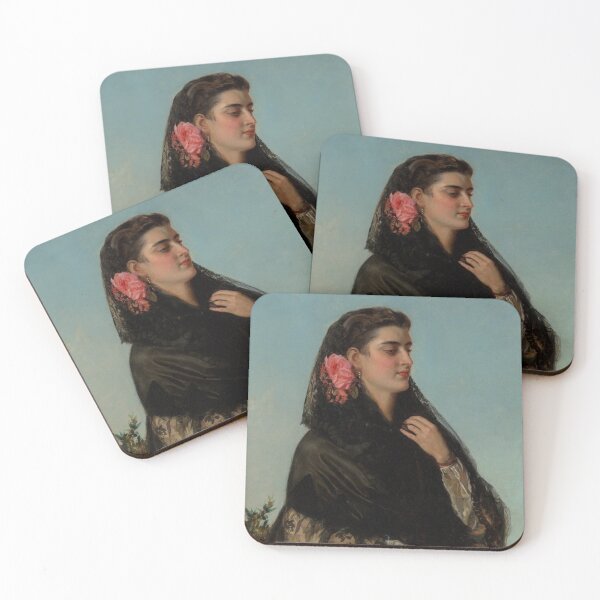 Item preview, A Solemn Beauty (19th century) - John Bagnold Burgess designed and sold by SALON DES ARTS.