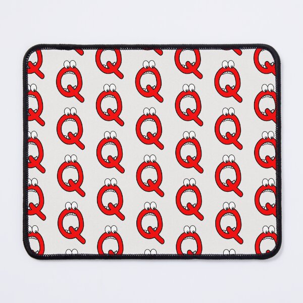 Item preview, Comic letter Q with googly eyes designed and sold by hendeJens.