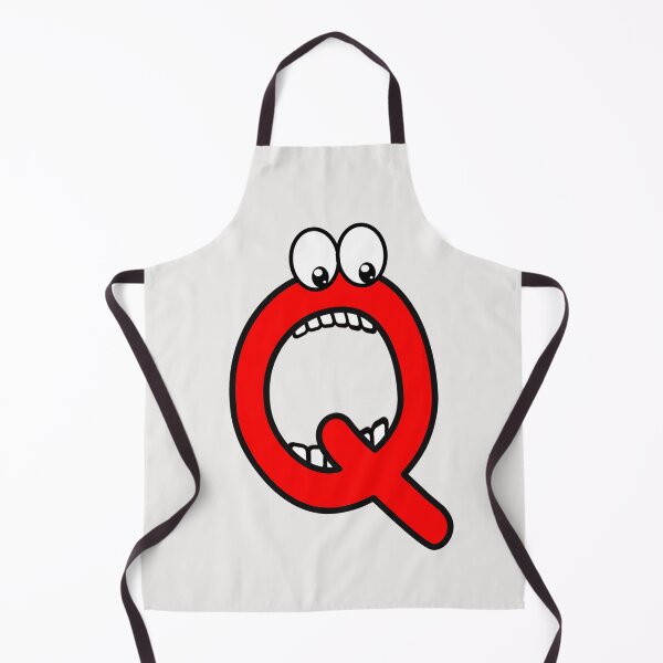 Item preview, Comic letter Q with googly eyes designed and sold by hendeJens.