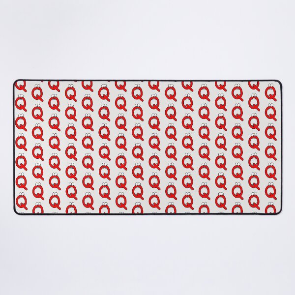 Item preview, Comic letter Q with googly eyes designed and sold by hendeJens.