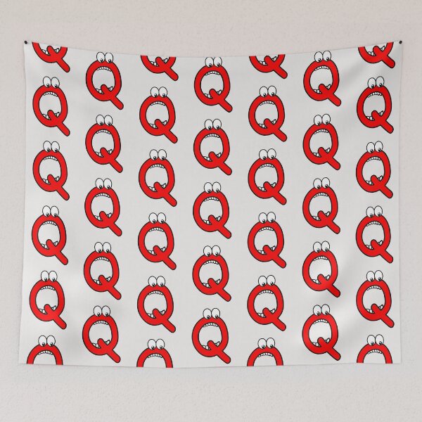 Item preview, Comic letter Q with googly eyes designed and sold by hendeJens.