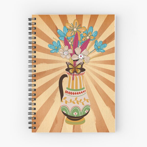 Item preview, Flowers in a vase. Retro style flowers. designed and sold by DiamondPixel.