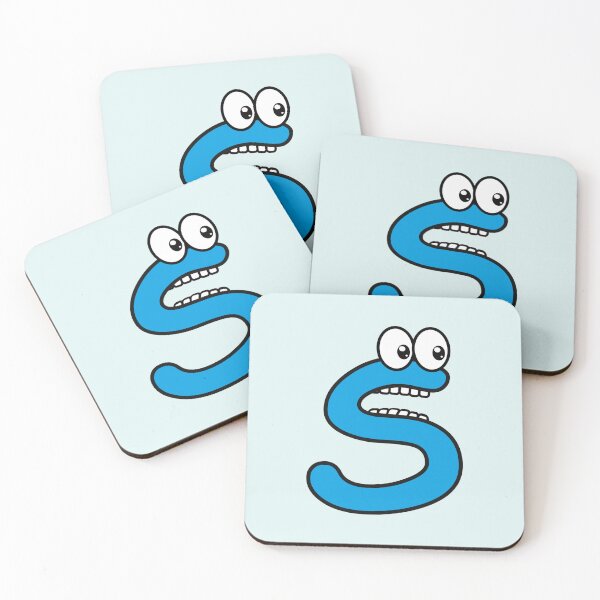 Item preview, Comic letter S with googly eyes designed and sold by hendeJens.