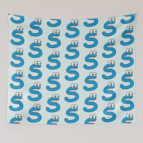 Item preview, Comic letter S with googly eyes designed and sold by hendeJens.
