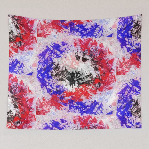 Item preview, A red and blue whirl designed and sold by Tiia Vissak.