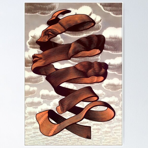 Item preview, Escher - Display Face designed and sold by funnypixels.