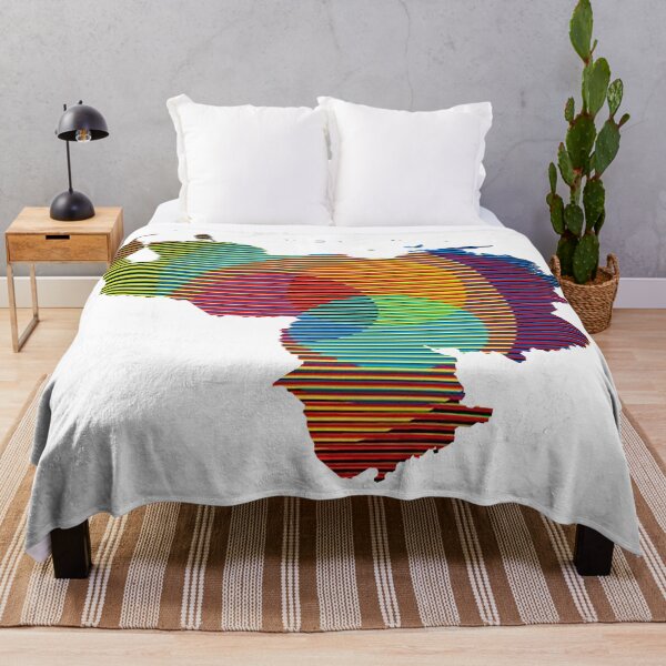 Item preview, Venezuela map, Independence day Celebration 5 de Julio, Homage Carlos Cruz Diez designed and sold by airam cordido.
