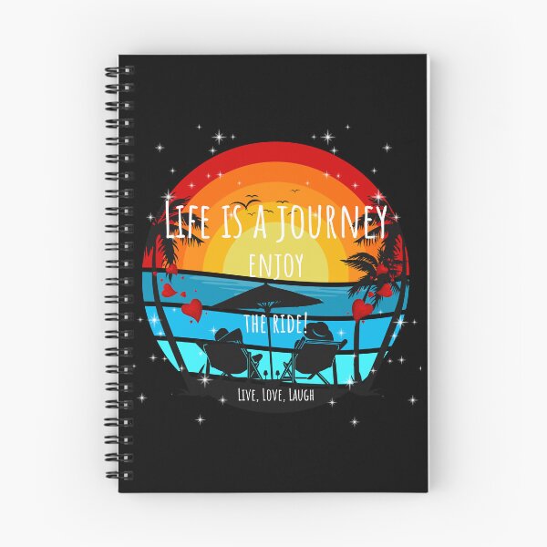 Item preview, Life Is A Journey Enjoy The Ride Sunset Palms - Live Love Laugh designed and sold by ArleDesign.