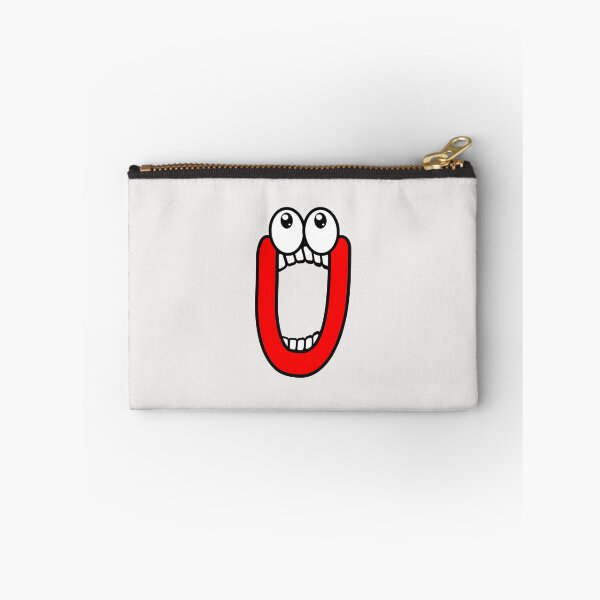 Item preview, Letter U in comic style with googly eyes designed and sold by hendeJens.