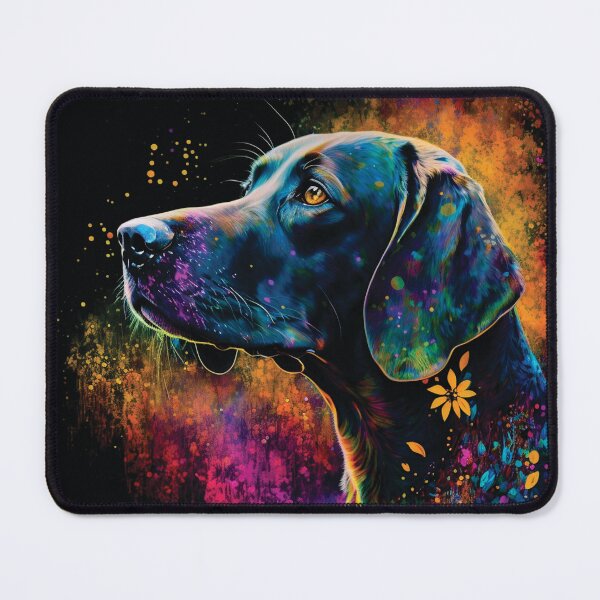 Item preview, German short haired Pointer stardust portrait designed and sold by HookedOnDogz.