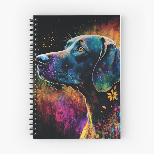 Item preview, German short haired Pointer stardust portrait designed and sold by HookedOnDogz.