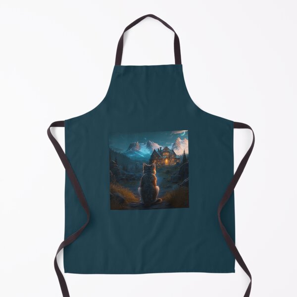 Item preview, Cat on nightly adventures designed and sold by NxtGenArt.