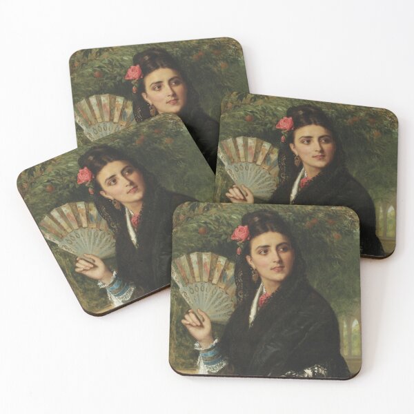 Item preview, A Spanish Beauty (1872) - John Bagnold Burgess designed and sold by SALON DES ARTS.