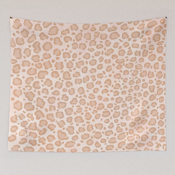 Item preview, boho watercolor wild cat pattern designed and sold by BiscuitSnack.