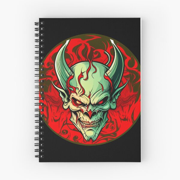 Item preview, Nasty Demon Skull designed and sold by BoneyardGrafix.