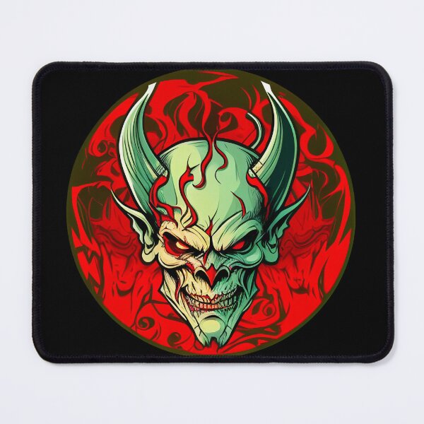 Item preview, Nasty Demon Skull designed and sold by BoneyardGrafix.