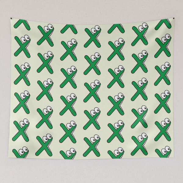 Item preview, Letter X with big eyes funny comic style designed and sold by hendeJens.