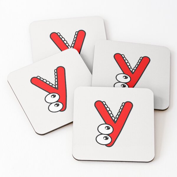 Item preview, Funny cartoon letter Y with googly eyes designed and sold by hendeJens.