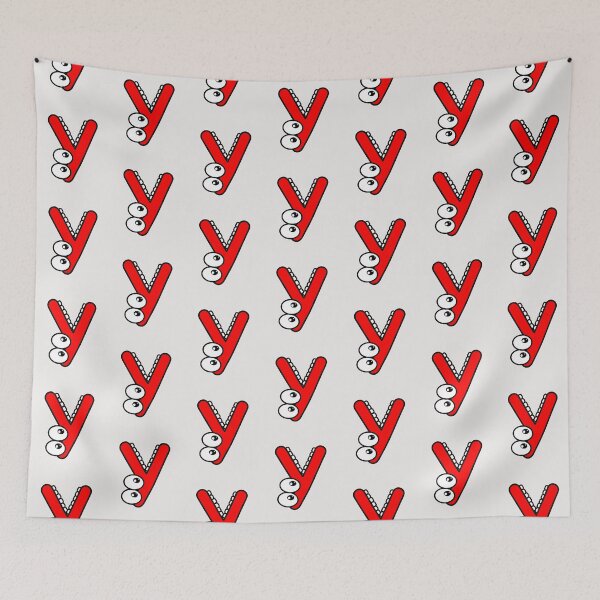 Item preview, Funny cartoon letter Y with googly eyes designed and sold by hendeJens.