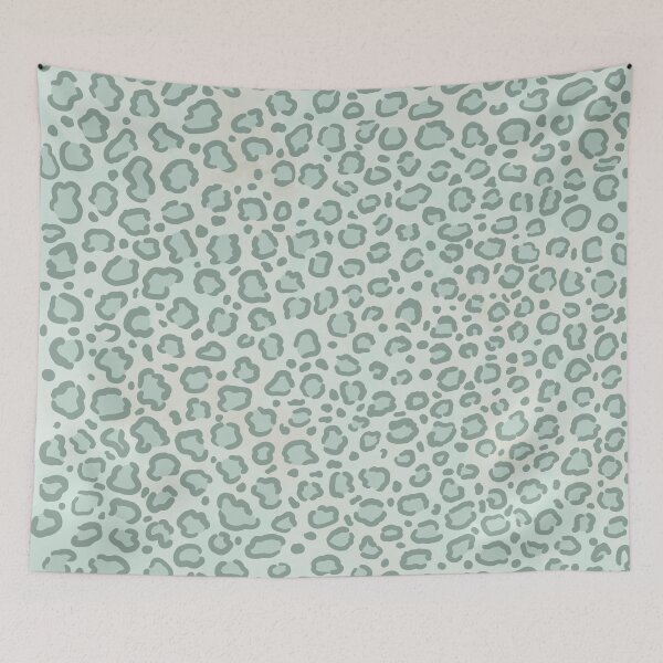 Item preview, boho watercolor wild cat pattern designed and sold by BiscuitSnack.