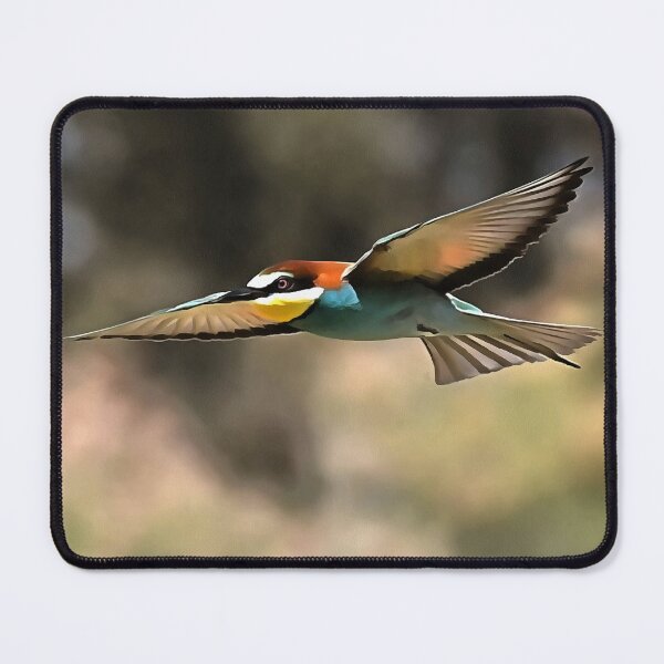 Item preview, Bee Eater In Flight Realistic Artwork designed and sold by taiche.