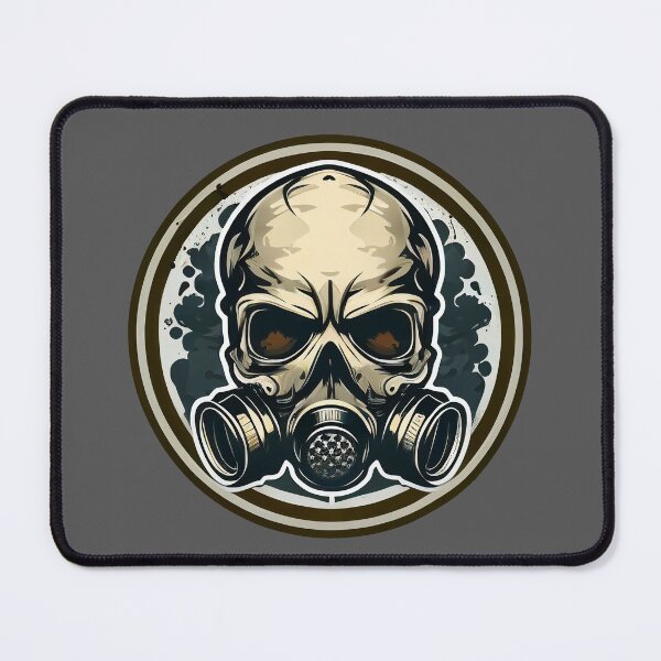 Item preview, Gasmask skull designed and sold by BoneyardGrafix.