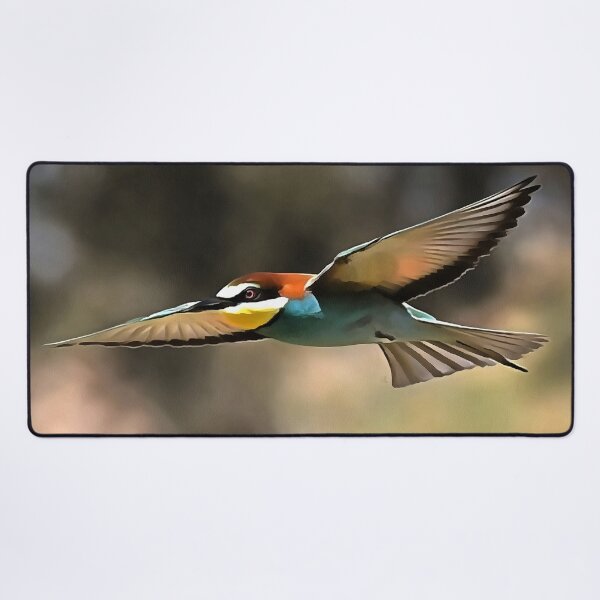 Item preview, Bee Eater In Flight Realistic Artwork designed and sold by taiche.
