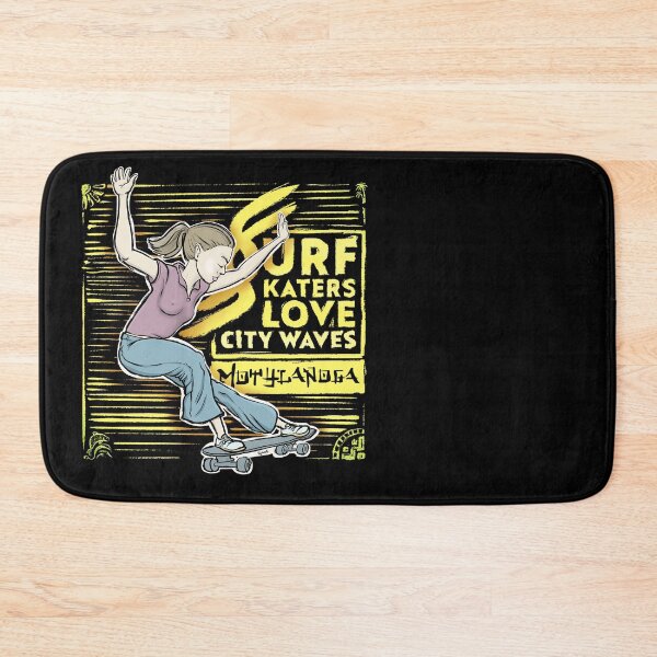 Item preview, Surf skaters love city waves designed and sold by motylanoga.