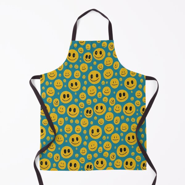 Item preview, Happy Cartoon Faces in a Smiley Grid Pattern designed and sold by Fine Prints.