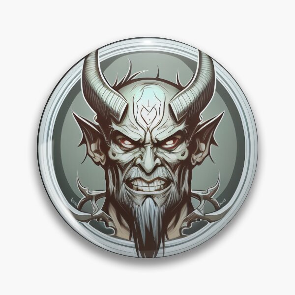 Item preview, Horned Demon designed and sold by BoneyardGrafix.