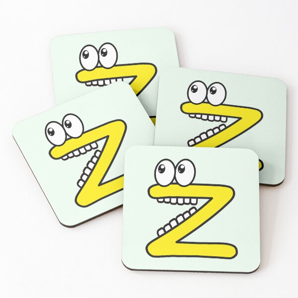 Item preview, Divertida caricatura letra Z con ojos saltones designed and sold by hendeJens.