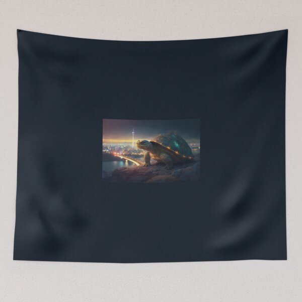 Item preview, Turtle leaving the big city behind designed and sold by NxtGenArt.
