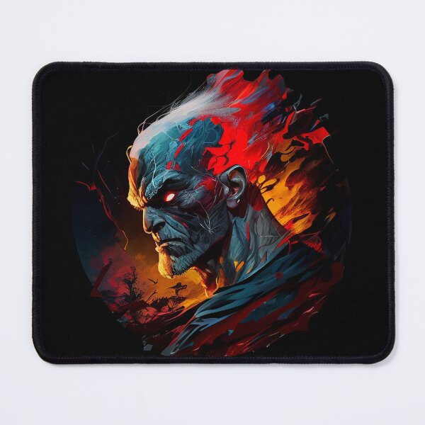 Item preview, Fiery Demon Portrait designed and sold by BoneyardGrafix.