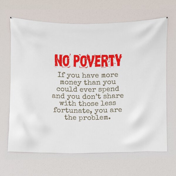 Item preview, If You Have More Money Than You Could Ever Spend - Poverty Quote  designed and sold by CrankyOldDude.