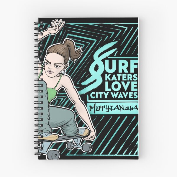 Item preview, Surf skaters love city waves designed and sold by motylanoga.