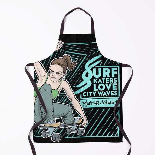 Item preview, Surf skaters love city waves designed and sold by motylanoga.