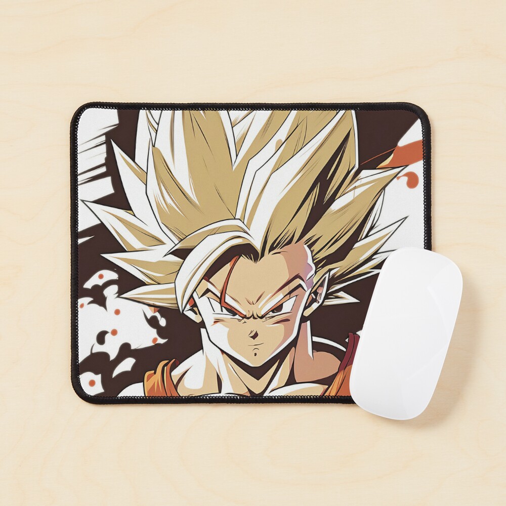 Mousepad Goku Super Saiyajin poder Dragon Ball desenho anime