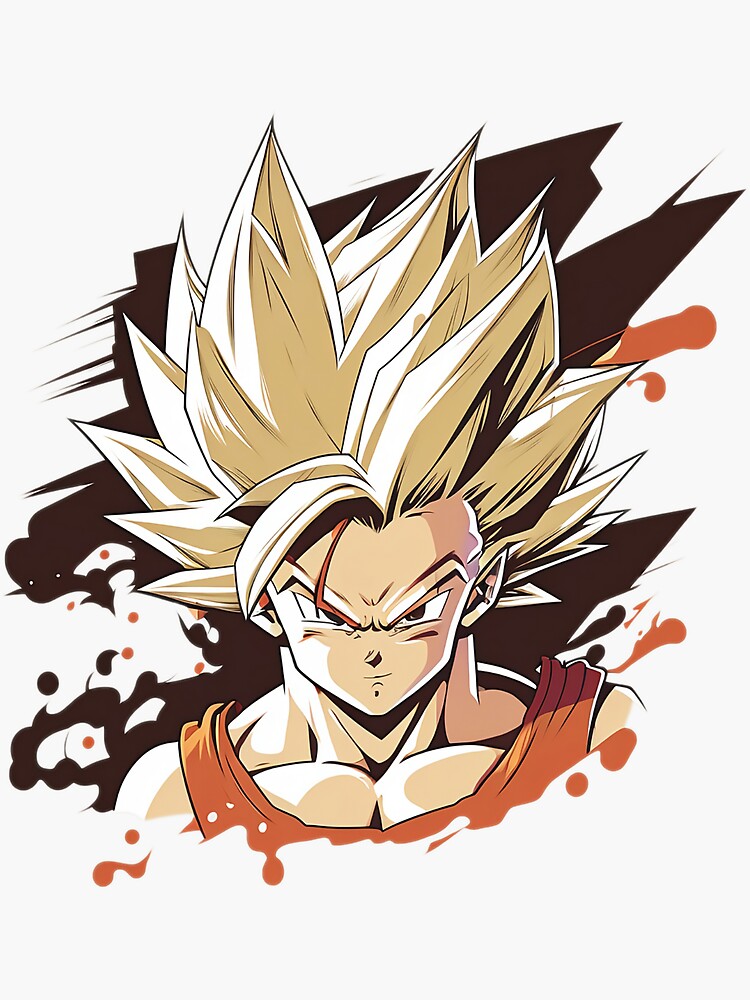 Goku Super Sayajin - InkStickers