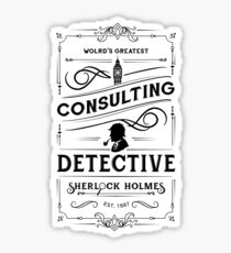 World's Greatest Consulting Detective - Sherlock Holmes Sticker