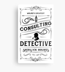 World's Greatest Consulting Detective - Sherlock Holmes Metal Print