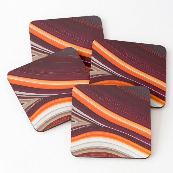 Item preview, Maroon and Orange Marble designed and sold by siwabudda.