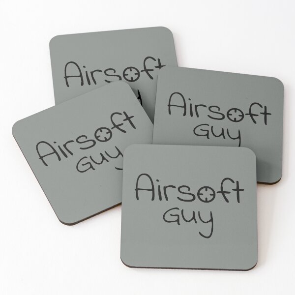 Item preview, Airsoft Guy text with a crosshair, for airsoft lovers designed and sold by EmeraldeaArt.