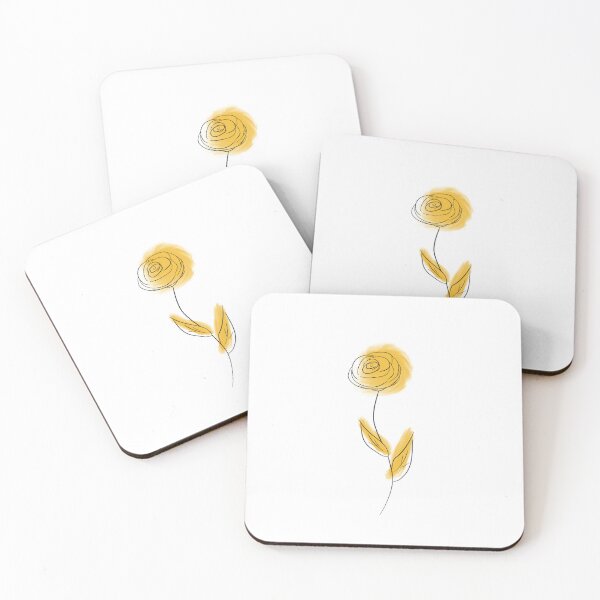 Item preview, Yellow cosmos flower designed and sold by Xatutik.art.
