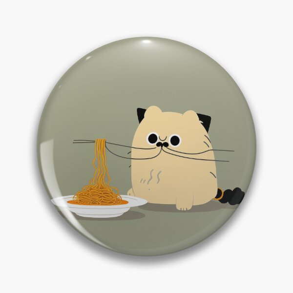 Item preview, Cat Eating Spaghetti designed and sold by IlPomodoro.