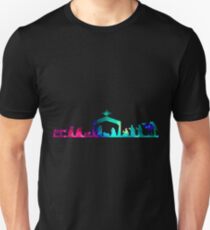Christmas Nativity Scene- Coloured Unisex T-Shirt