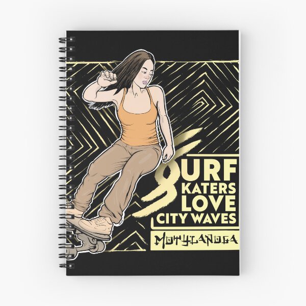 Item preview, Surf skaters love city waves designed and sold by motylanoga.