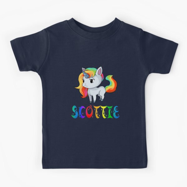 Scottie Unicorn Kids T-Shirt