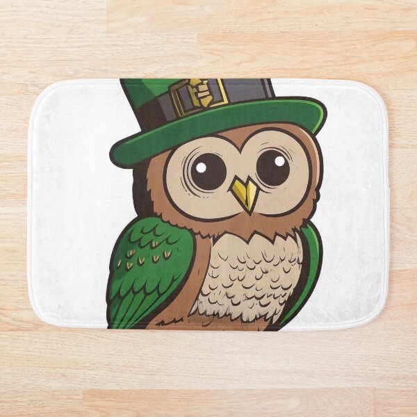 Item preview, Búho de San Patricio con sombrero designed and sold by knuppify.
